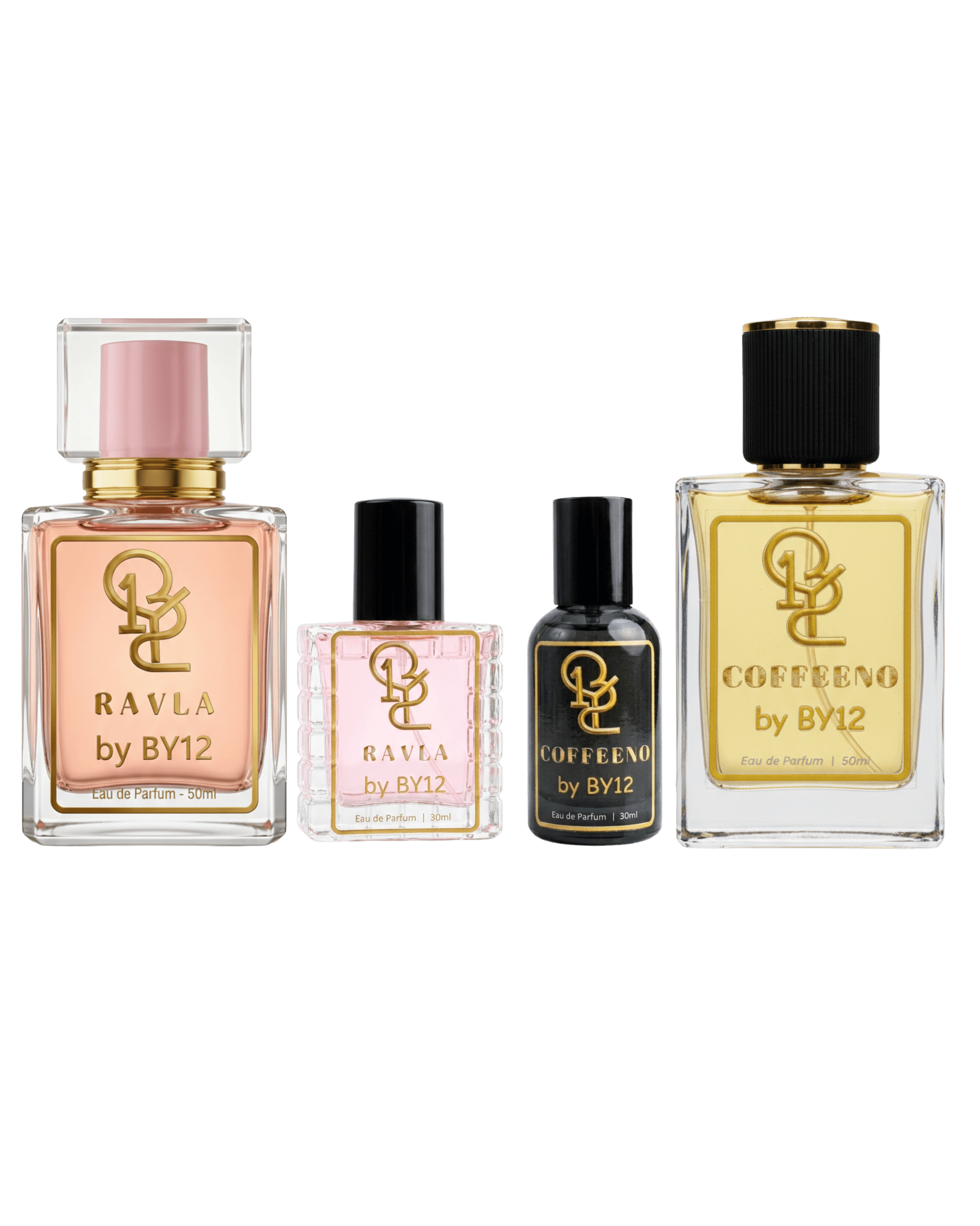 BY12 Premium Gold Perfume Bottle